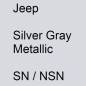 Preview: Jeep, Silver Gray Metallic, SN / NSN.